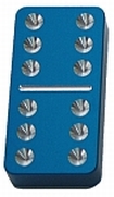 Blue Aluminum dominoes