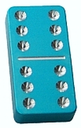 Teal Aluminum dominoes