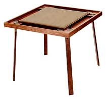 Folding leg Domino Table in Wood