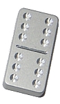 Anodized Aluminum dominoes