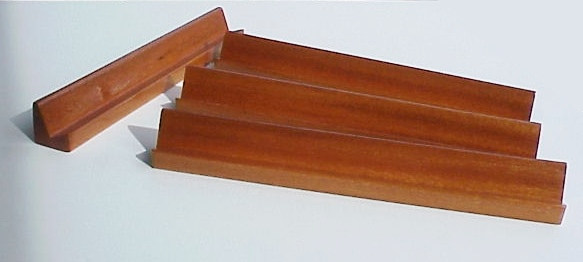mahogany domino racks