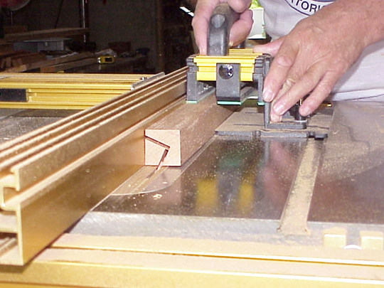 final cut for making the racks