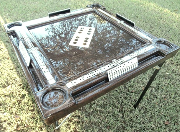 Classic Wood Domino Table