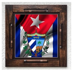 Cubano Wood Domino Table Top