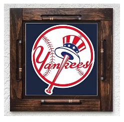 NY Yankees Wood Domino Table Top