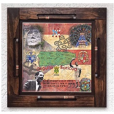Puerto Rico Wood Domino Table Top