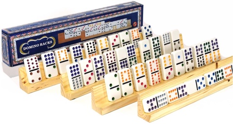 Wooden Domino Racks